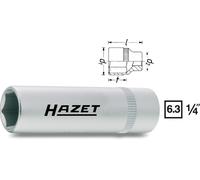 Hazet Socket Wrench 6.3mm 1/4" External-Hex-Traction Profile 5.5 850LG-5