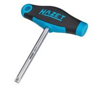 Hazet Socket Wrench 866-4 with T-Handle 1/4 inch, Black-blue