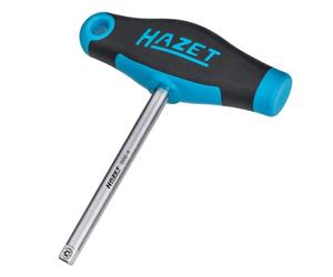Hazet Socket Wrench 866-4 with T-Handle 1/4 inch, Black-blue