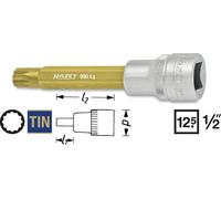 Hazet Socket Wrench Insert 10mm Multi-tooth XZN 1/2" 12.5mm 100mm Long 990LG-1