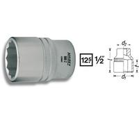 HAZET Socket Wrench Insert 12.5Mm 1/2" - Traction Profile 900AZ-11/16