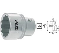 Hazet Socket Wrench Insert 32mm 1" 25mm Double Hexagon 1100Z-32
