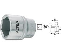 Hazet Socket Wrench Insert 41mm 3/4" 20mm 1000-41