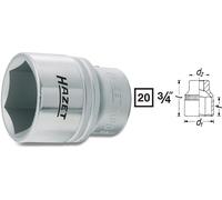 Hazet Socket Wrench Insert 46mm 3/4" 20mm 1000-46