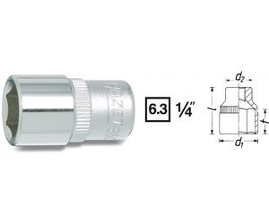 Hazet Socket Wrench Insert 6.3Mm 1/4" External Hexagon Traction Profile 850A