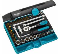 HAZET Socket Wrench Set 33-Piece 6.3Mm 1/4" Hex TORX Phillips PH 85