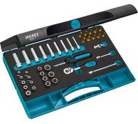 HAZET Socket Wrench Set 40-Piece 6.3Mm 1/4" Hex TORX Phillips PH 85
