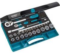 HAZET Socket Wrench Set Square Hollow 12.5Mm 1/2" 47-Piece 953SPC