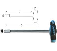 Hazet Socket Wrench with T-Handle - External Hex Profile - 10 428LG-10