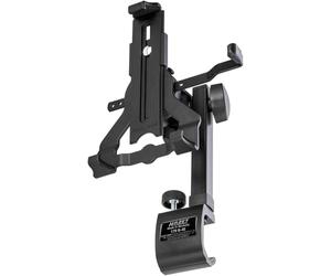 HAZET Tablet holder 179N-45 | Secure clamping mechanism works for all standard tablet/PC models with a size between 120 and 222 mm | Fixing the holder with clamping screw