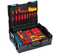Hazet Tool Set Protective Insulated 150/27 | Universal Use for All Work on High-Voltage Systems in Crafts, Industrial or on Electric and Hybrid Vehicles, Black