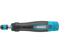 Hazet Torque Screwdriver 6004CT-12, 1/4 Inch with Standard Handle, 0.2-1.2 Nm, 6% Accuracy, 196 mm Length, Switchable Right/Left, Freewheel Mechanism