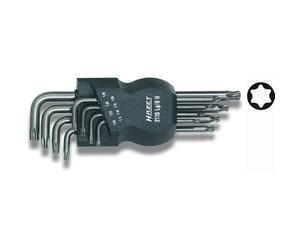 Hazet Torx Offset Screwdriver Set | Internal output Torx profile, 161 g, 8 pieces, T9, T10, T15, T20, T25, T27, T30, T40, inner Torx profile