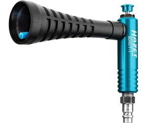 HAZET Turbo air Gun 9040T-1, Swirl Nozzle generates Powerful air Pulse, 6 bar Operating Pressure with Ergonomic Handle, for Quick Removal of dust, Chips etc.