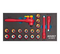 Hazet VDE 3/8" Socket Set Insulated 1000V 163-580/18