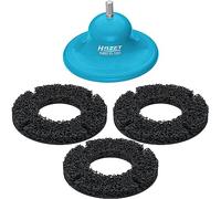 HAZET Wheel Hub Grinder 4960R-160/4 | Set of 4 | for Wheel Hubs up to 160 mm Diameter | Approx. 100 Vehicles per Disc | Quick and Easy Cleaning of Wheel Hubs and Brake Discs