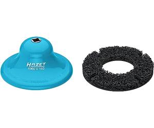 HAZET Wheel Hub Grinder 4960V-160/2 I 2-Piece for Car Wheel Hubs up to 160 mm I Quick and Easy Cleaning of Rust and Dirt on Wheel Hubs and Brake Discs