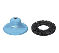 HAZET Wheel Hub Grinder 4960V-160/2 I 2-Piece for Car Wheel Hubs up to 160 mm I Quick and Easy Cleaning of Rust and Dirt on Wheel Hubs and Brake Discs