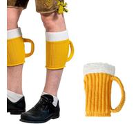HAZMA 1 Pair Original Bavarian Beer Socks with Handle, Funny Beer Boots, Matching Swimsuit, Bikini, Suitable for Giving Gifts to Family and Friends