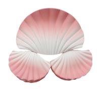 HAZMA Pack of 3 Colour Gradient Fantasy Hairpins, Matted, High-Quality Fashion Clip - For Girls, Summer Hair Accessories for Pool, Travel, Shower, Date, Party, Cute Claw Clip, Claw Clips (Pink)