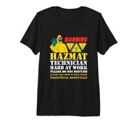 Hazmat Technician Tech Biohazard Worker Hazardous Materials Premium T-Shirt