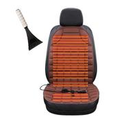 Hazomeu Keep warm in winter , Snow shovel included, Car Seat Cushion, It Is the Warmest Gift for Drivers in Winter,Brown-Single-seater