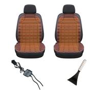 Hazomeu Super warmer , Snow shovel included, Adult Car Booster Seat for Driver, It Is the Warmest Gift for Drivers in Winter,Brown-two-seater