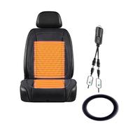 Hazomeu Warm Car Seat Cushion Comes with snow shovel and steering wheel cover It Is the Warmest Gift for Drivers in Winter,Black-singleseat+steeringwheelcover