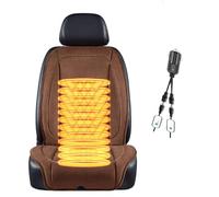 Hazomeu Warm Driver Seat Cushion Comes with snow shovel and steering wheel cover It Is the Warmest Gift for Drivers in Winter,Brown-Singleseat