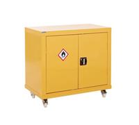 HazSafe® Mobile Hazardous Cupboard - 840x900x460mm