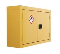 HazSafe® Wall Mounted Hazardous Cupboard - Including 1 Shelf - 570x850x255mm