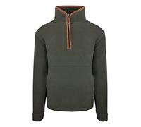 Hazy Blue Hamilton Men's Half Zip Fleece Sweater | Long Sleeve Pullover Jumper Country Clothing for Men