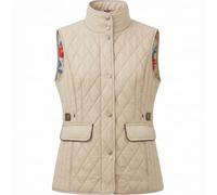 Hazy Blue Joanne Quilted Women's Gilet, Plain Weave, Machine Washable, with Zipper Closure (UK, Numeric, 14, Regular, Regular, Pebble)