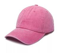 Hazy Blue Luca Stonewash Denim Cap - Unisex Adjustable Baseball Hat for Women & Men | 100% Cotton Sports Cap with Sweatband, Breathable 6-Panel Design for Running, Golf & Casual Wear