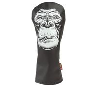 Hazzad Golf Handcrafted Genuine Leather Gorilla Driver Golf Headcover - Water Resistant, Oversized, Anti-Theft British Design Crafted from Top Grain Leather That Softens With Age
