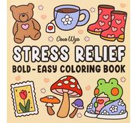 (HB-006(STRESS RELIEF)) Spooky Cutie Coloring Book Paperback Adult and Teen Coloring Book, Super Cute Animal Characters, Pocket Book
