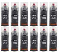 HB Body 12 x Aerosol 496 Professional 2K Crystal Clearcoat Car Lacquer 400ml High Gloss Fast Drying Highly Durable V.O.C Compliant