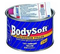 HB Body 211 Bodysoft Polyester Filling Compound 2k Car Body Filler 1kg Suitable For Metallic/Wooden & Polyester Surfaces Good Properties Sanded Easy With P80-120