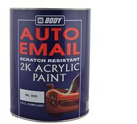 HB Body Auto Email Ready Mixed 2k Jet Black Acrylic Paint Scratch Resistant 4L Suitable for Air-Drying or Stoving Excellent Application Properties