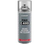 Hb Body C495 2K Clear Semi Gloss Spray Transparent Fast Hardening 400Ml
