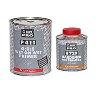 HB Body HB411 4:1:1 Wet on Wet Grey Primer 1.25ltr Kit with H729 Normal Hardener