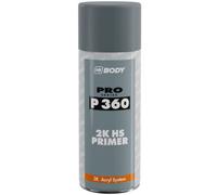 Hb Body P360 2K Acryl Hs Primer Spray Anticorrosive Filler Black 400Ml