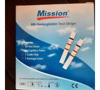 HB Hemoglobin Test Strips | PH Test Strips for Hb Hemoglobin Testing Meter Pack of (100)