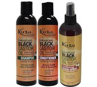HB Kuza Jamaican Black Castor Oil Shampoo, Conditioner and Conditioning Braid Spray