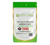 HB Magnesium Glycinate Capsules | 120 Vegan Capsules | Magnesium Bisglycinate Supplements | 750mg per Capsule | Highly Bioavailable, Dairy Free & Manufactured in The UK
