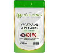 HB Monolaurin | 60 High Strength Monolaurin Capsules - 600mg-Monolaurin per Serving | No Artificial Ingredients or Fillers | Non-GMO, Gluten & Allergen Free | Manufactured in The UK