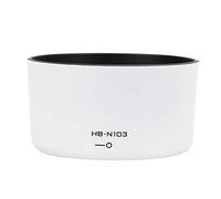 HB-N103 Plastic Camera Mount Lens Hood Fit for Nikon 1 VR 10-30mm f 3.5-5.6 J1 V1 J2 V2 J3 (White)
