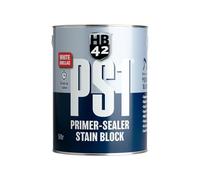 HB42 PS1 Primer-Sealer Stain Block - Premium Shellac-Based, One-Coat Stain Blocker - Ideal for Interior Woodwork, Plaster, Tiles, Varnish, and More (5L)