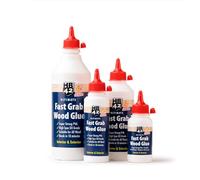 HB42 Ultimate Fast Grab Wood Glue - Fastest and Strongest Bond for Interior and Exterior Woodwork - High Spec D3 Grade - Bonds in 10 Minutes, Stronger Than Wood Itself! (250ml)