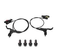 HB875 Bike Forward Direction Hydraulic Disc Brake Left Hand Rear Right Hand Front Brakes for Mountain Aluminum Alloy Black Red Colorful Silver (Black)